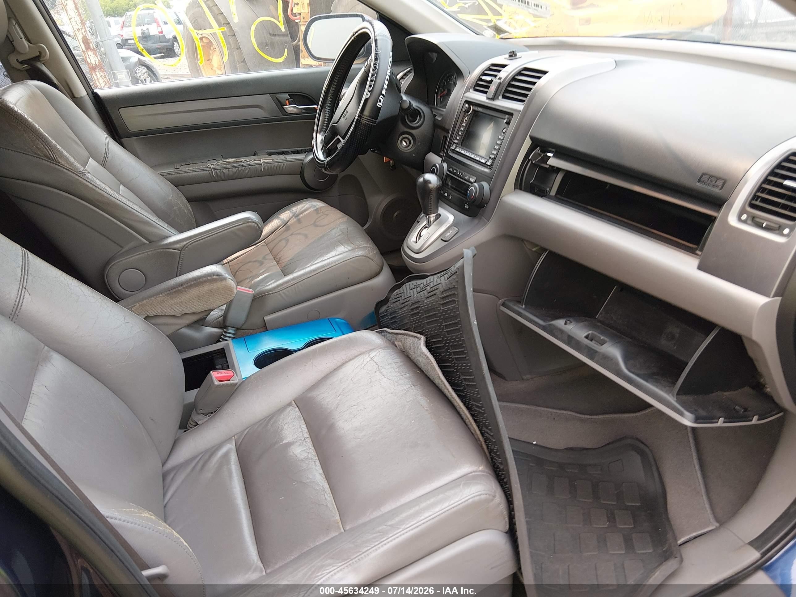 2008 Honda Cr-v Ex-l Blue vin: JHLRE48778C021510