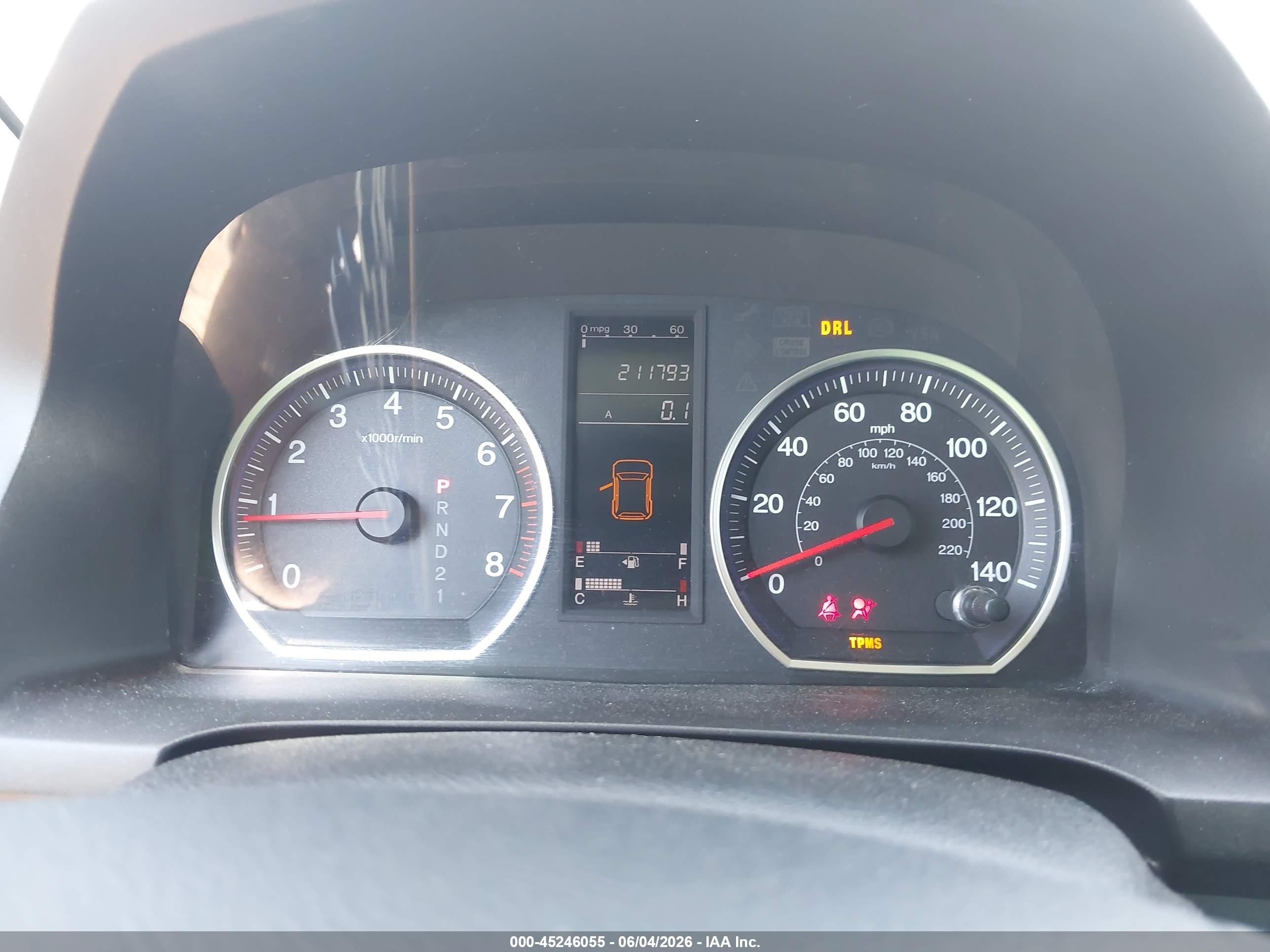 2008 Honda Cr-v Ex-l Black vin: JHLRE48778C022558