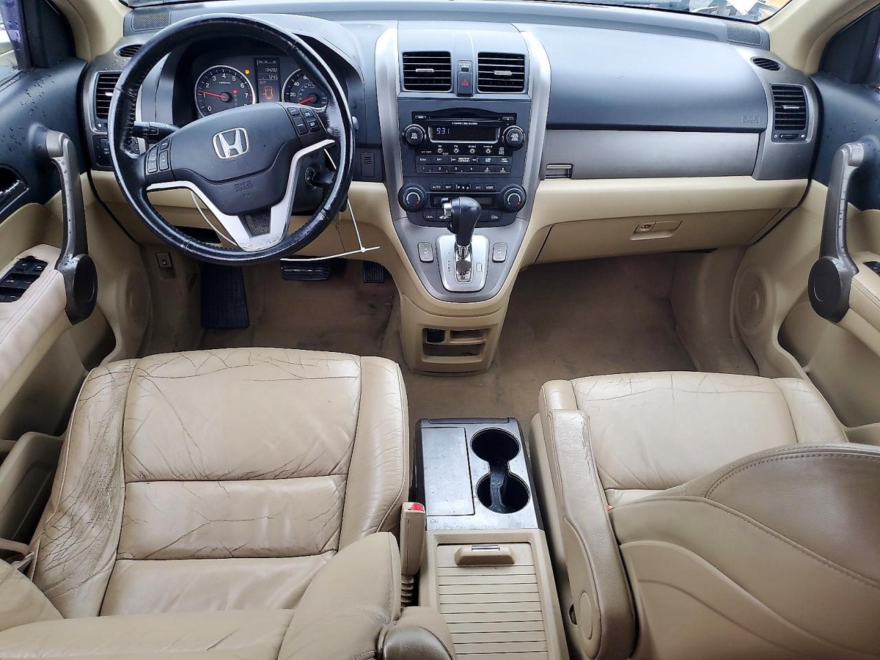 2008 Honda Cr-v Exl Tan vin: JHLRE48778C036282