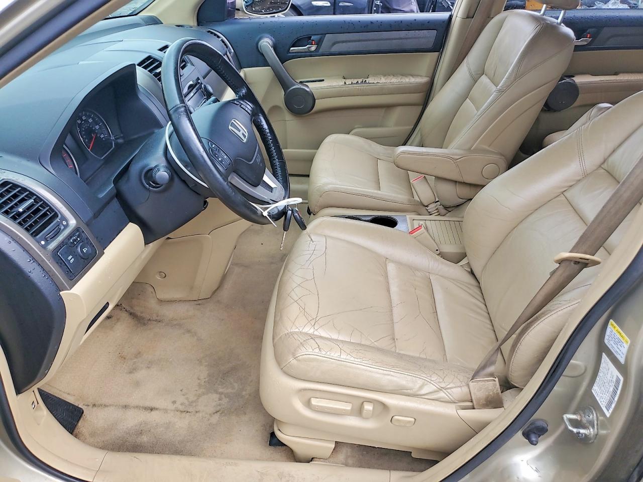 2008 Honda Cr-v Exl Tan vin: JHLRE48778C036282