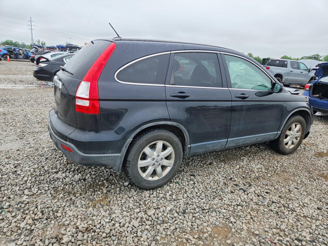 2008 Honda Cr-v Exl Black vin: JHLRE48778C039232