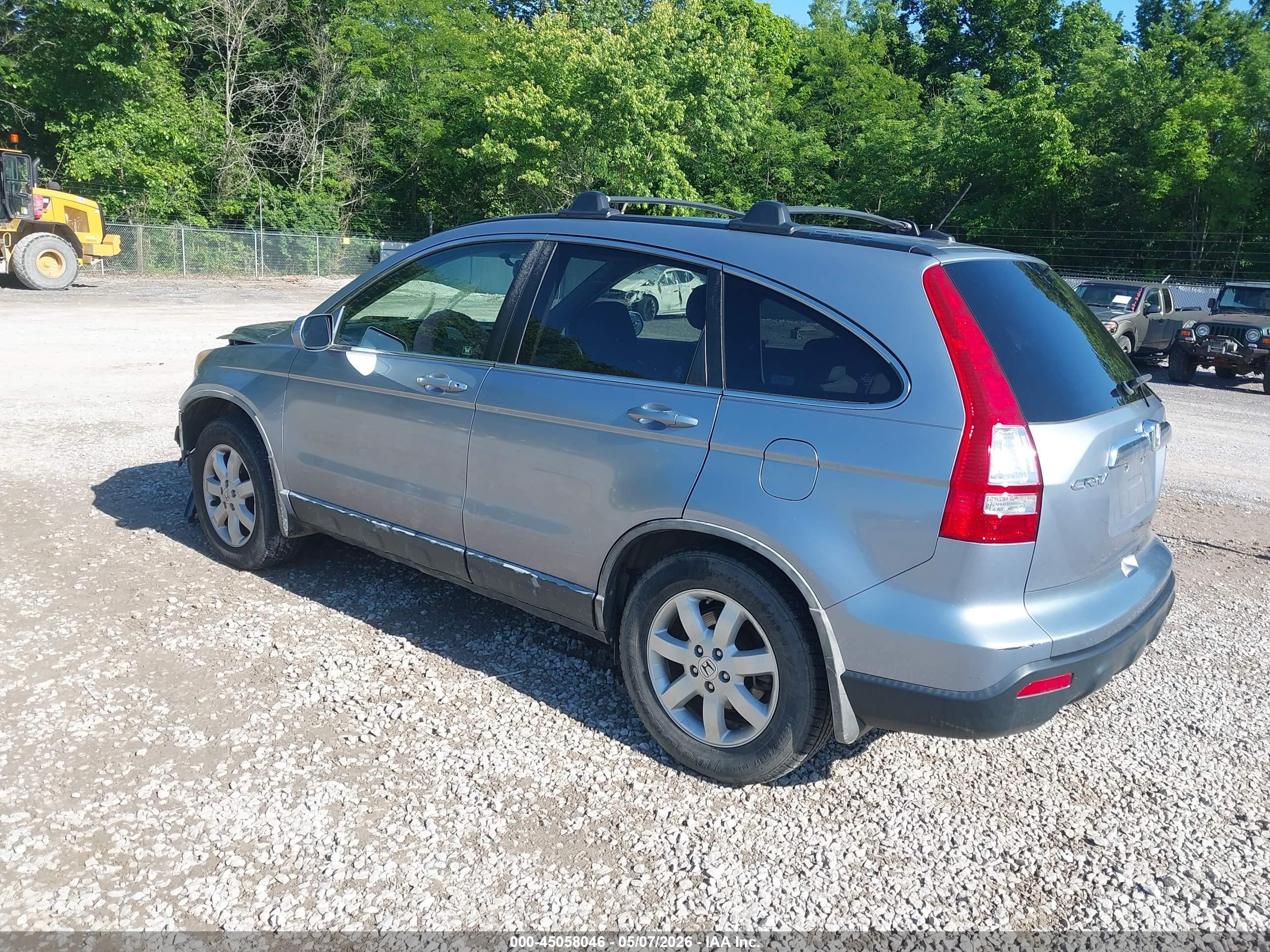 2008 Honda Cr-v Ex-l Blue vin: JHLRE48778C045709