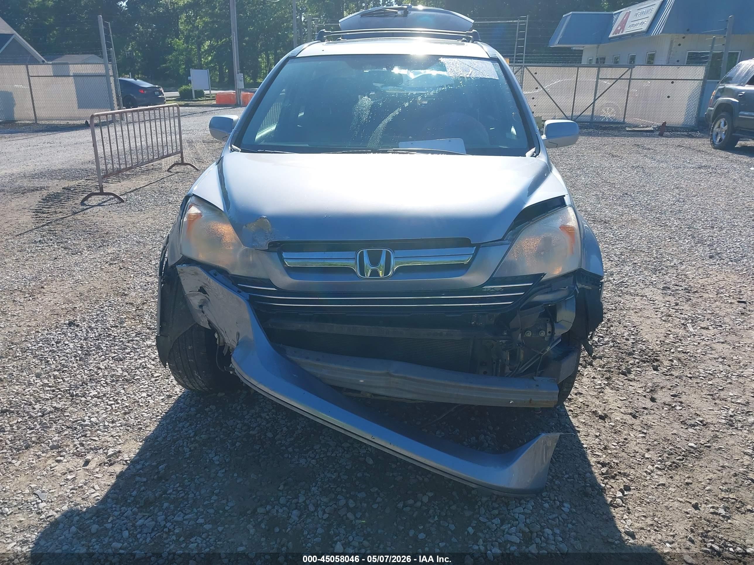2008 Honda Cr-v Ex-l Blue vin: JHLRE48778C045709
