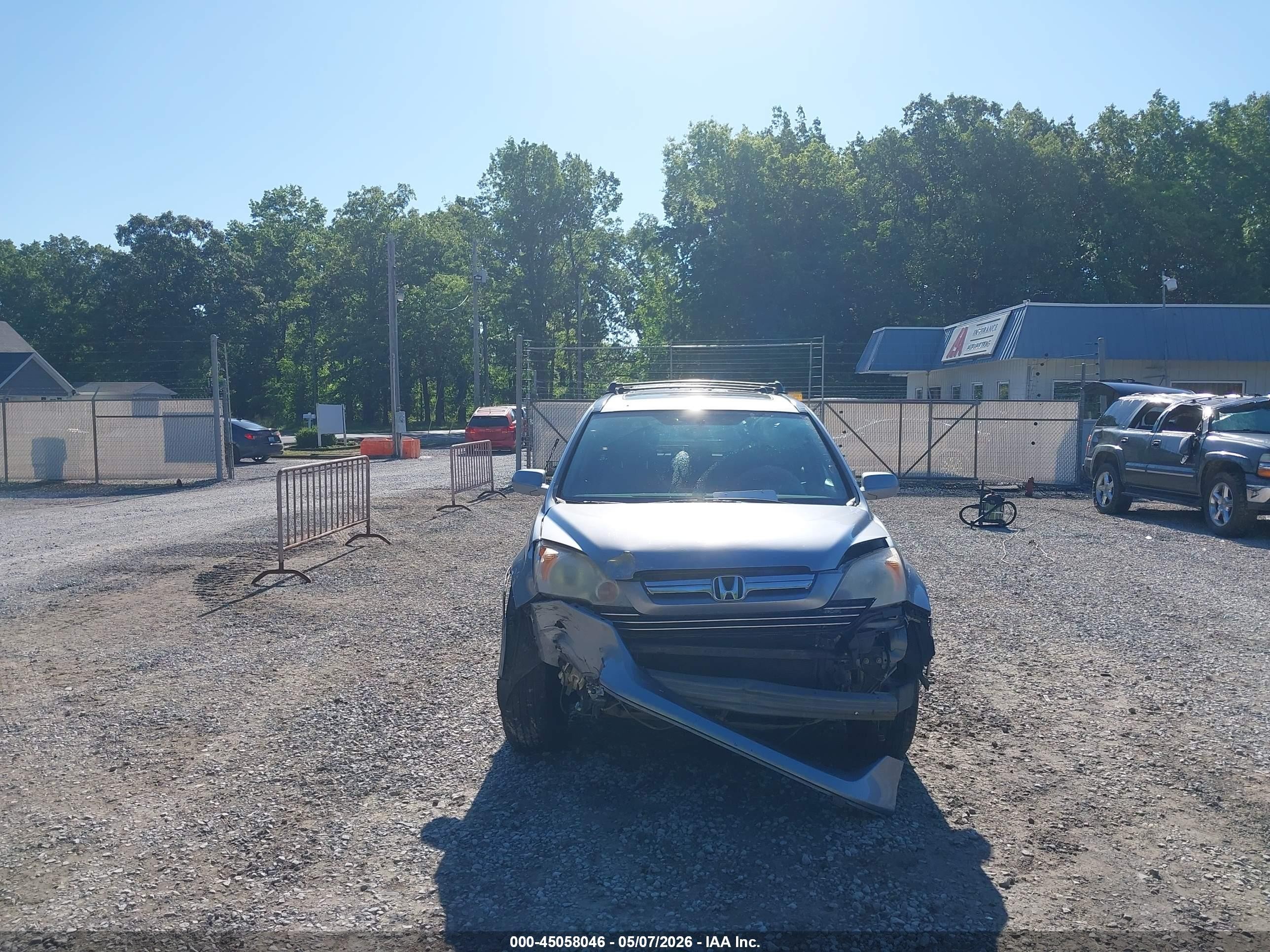 2008 Honda Cr-v Ex-l Blue vin: JHLRE48778C045709