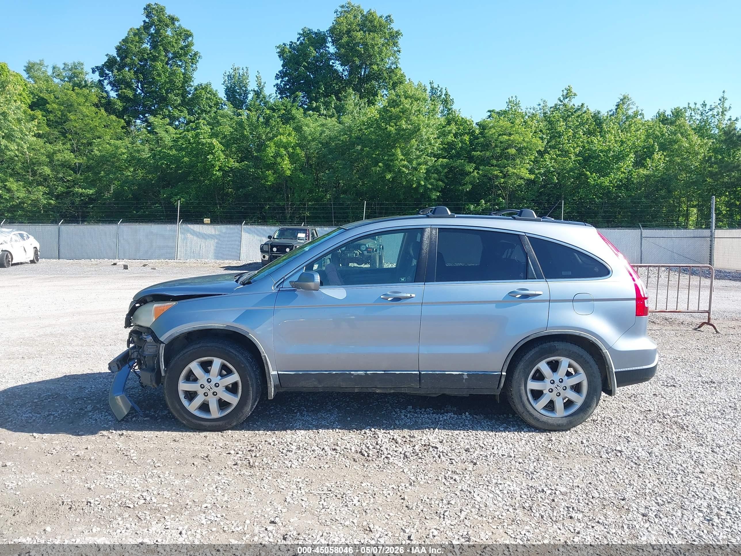 2008 Honda Cr-v Ex-l Blue vin: JHLRE48778C045709