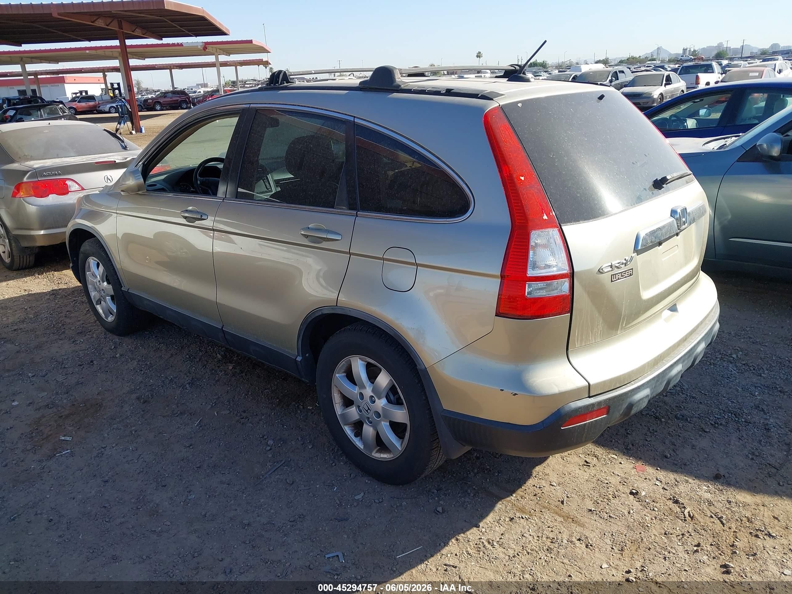 2008 Honda Cr-v Ex-l Золотой vin: JHLRE48778C050439