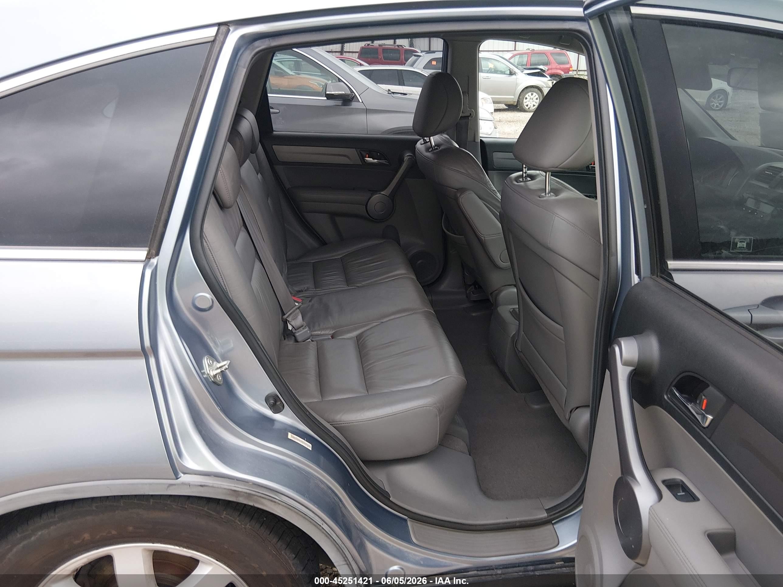 2008 Honda Cr-v Ex-l Blue vin: JHLRE48778C067130