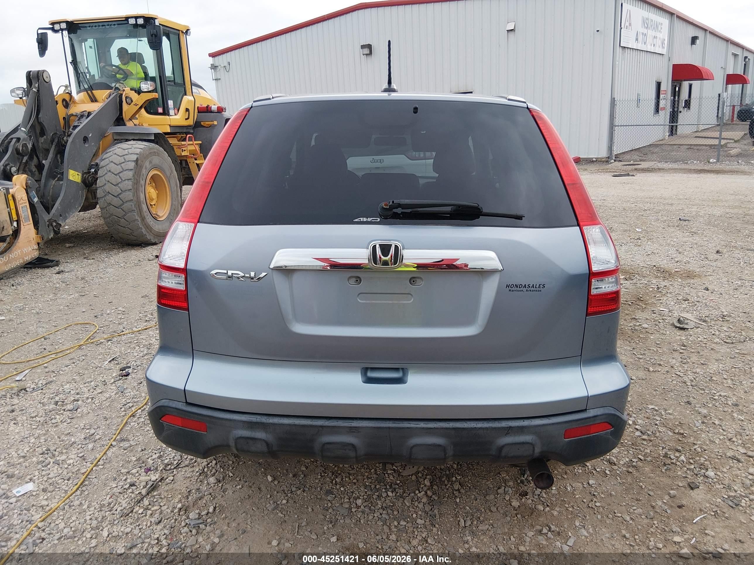 2008 Honda Cr-v Ex-l Blue vin: JHLRE48778C067130