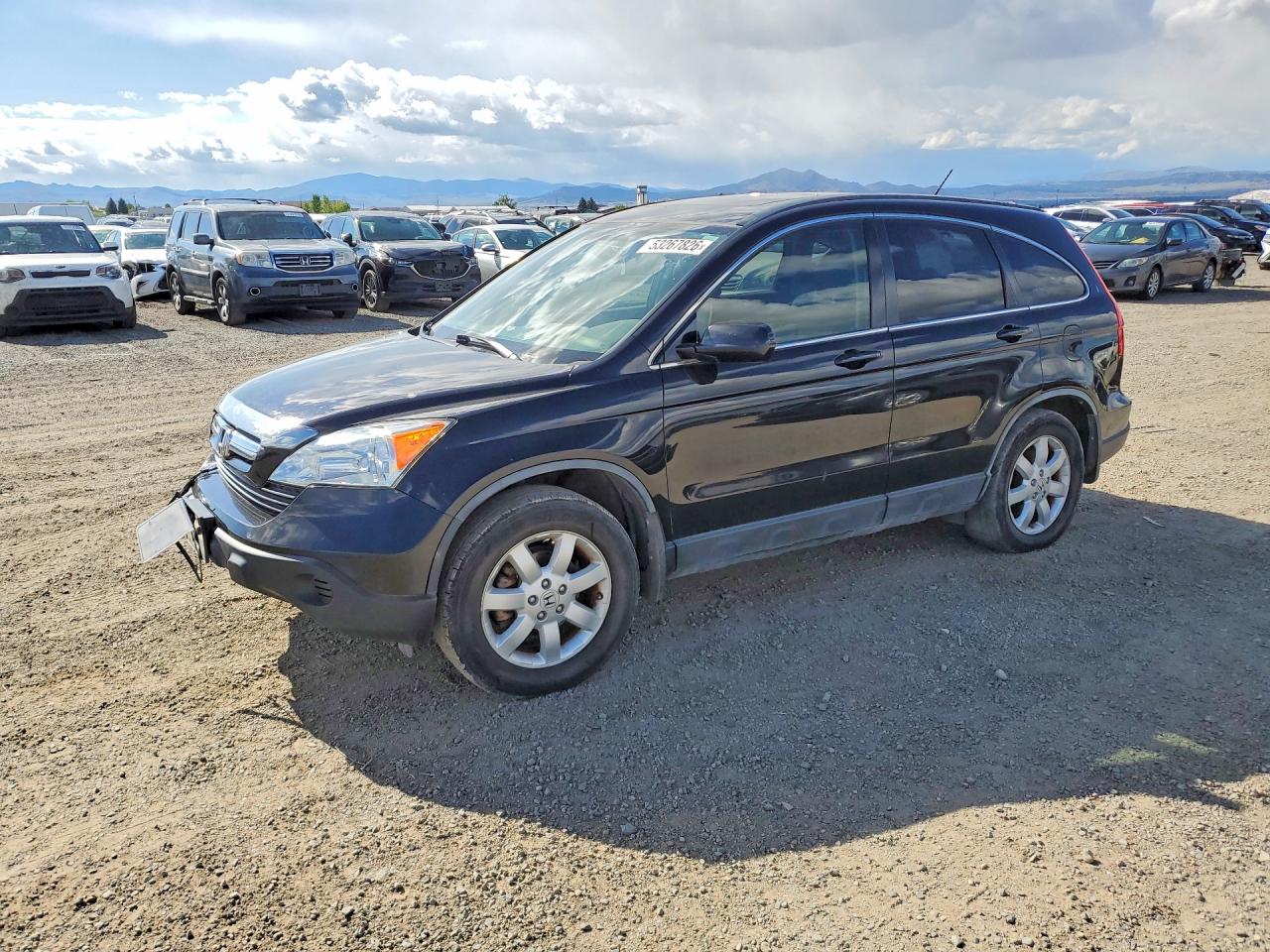 2008 Honda Cr-v Exl Black vin: JHLRE48778C068472