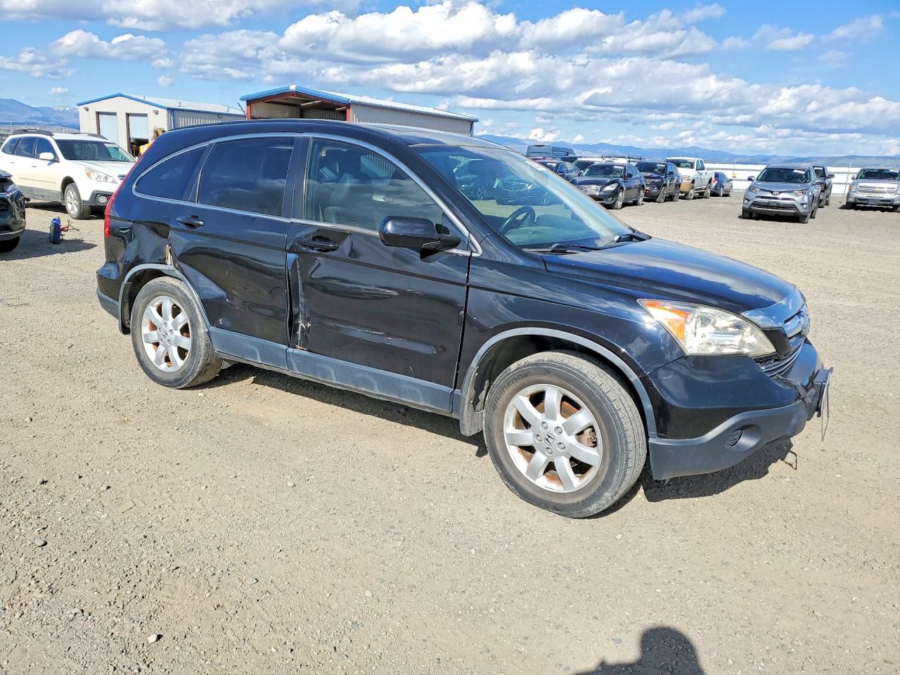 2008 Honda Cr-v Exl Black vin: JHLRE48778C068472