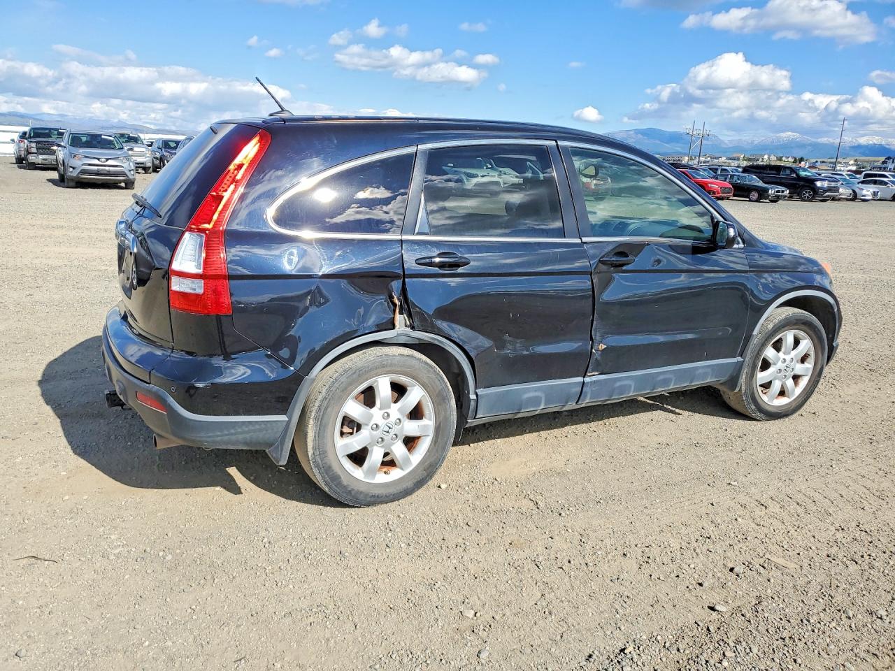 2008 Honda Cr-v Exl Black vin: JHLRE48778C068472