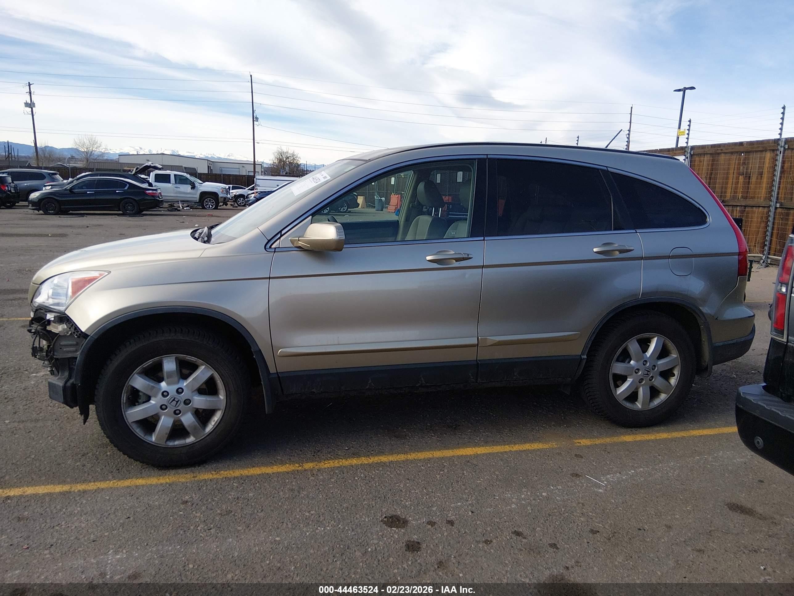 2009 Honda Cr-v Ex-l Gold vin: JHLRE48779C000285