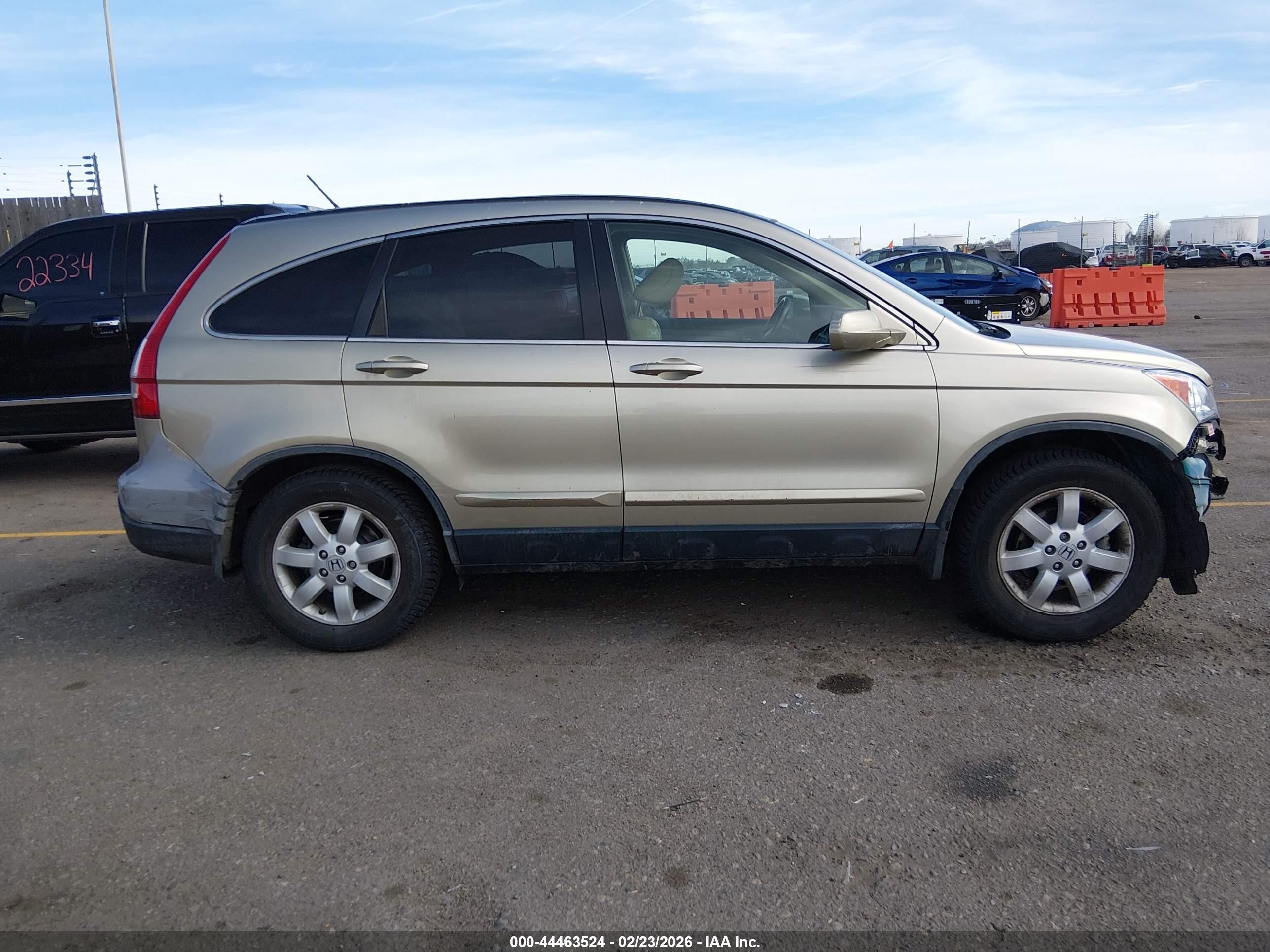 2009 Honda Cr-v Ex-l Gold vin: JHLRE48779C000285