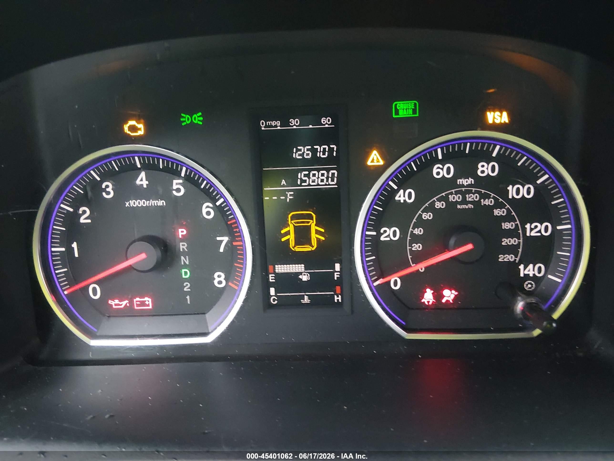2009 Honda Cr-v Ex-l Коричневый vin: JHLRE48779C008046