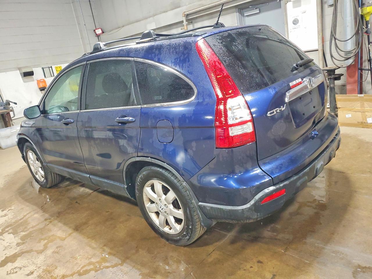 2009 Honda Cr-v Exl Синий vin: JHLRE48779C011366