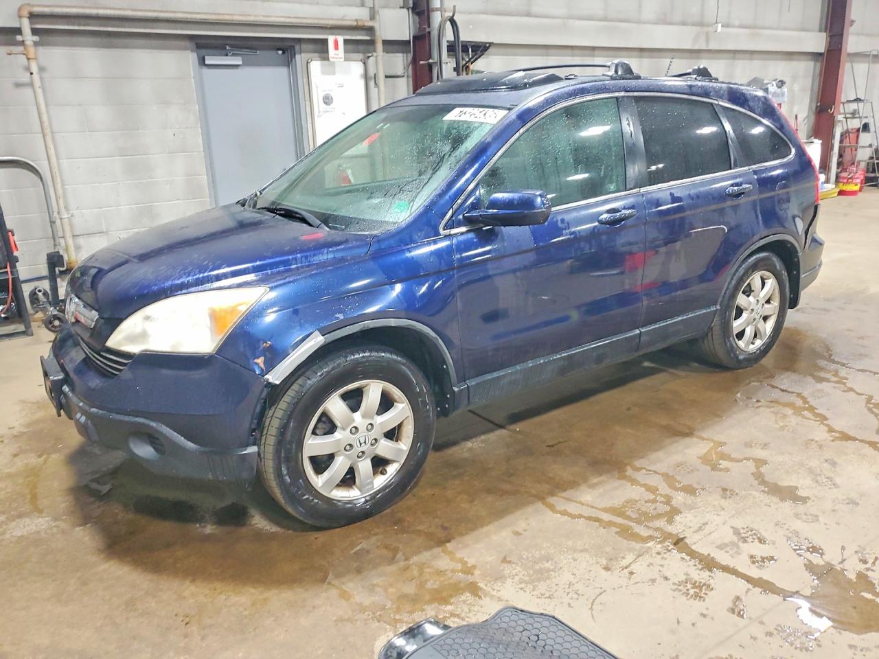 2009 Honda Cr-v Exl Синий vin: JHLRE48779C011366