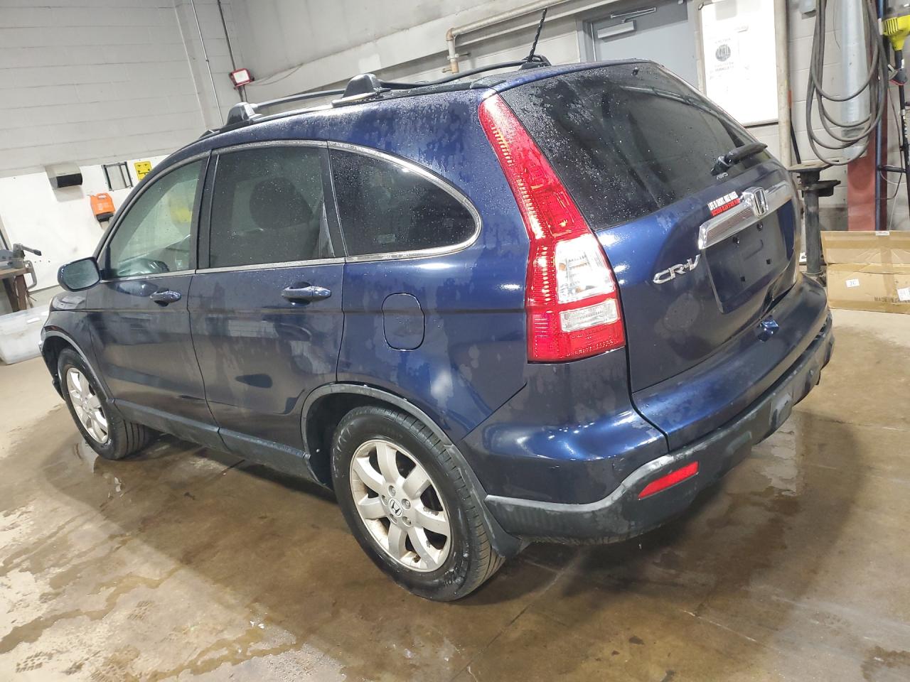 2009 Honda Cr-v Exl Синий vin: JHLRE48779C011366 Damage: Left Qtr Panel Cladding, Misaligned, Repair Required