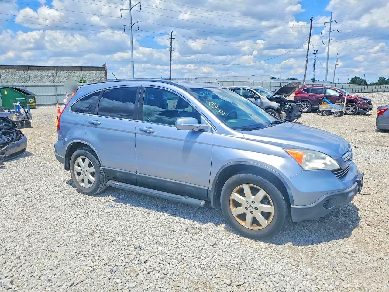 2009 Honda Cr-v Exl Blue vin: JHLRE48779C016759