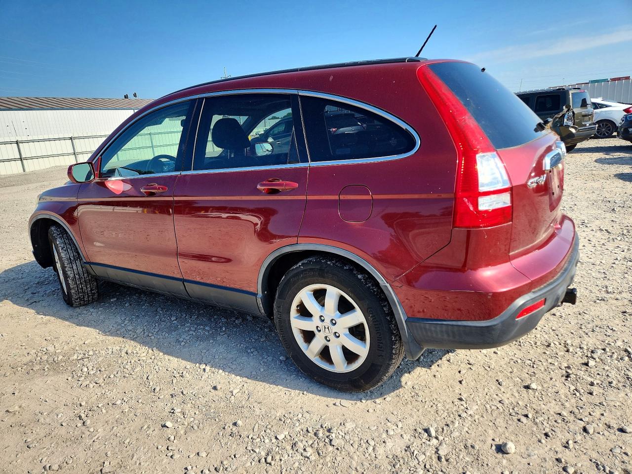 2009 Honda Cr-v Exl Burgundy vin: JHLRE48779C019984