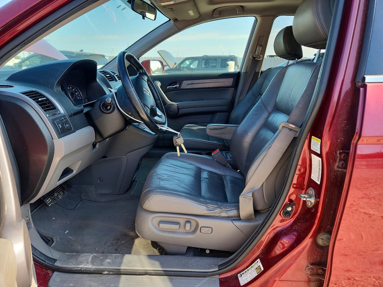 2009 Honda Cr-v Exl Burgundy vin: JHLRE48779C019984