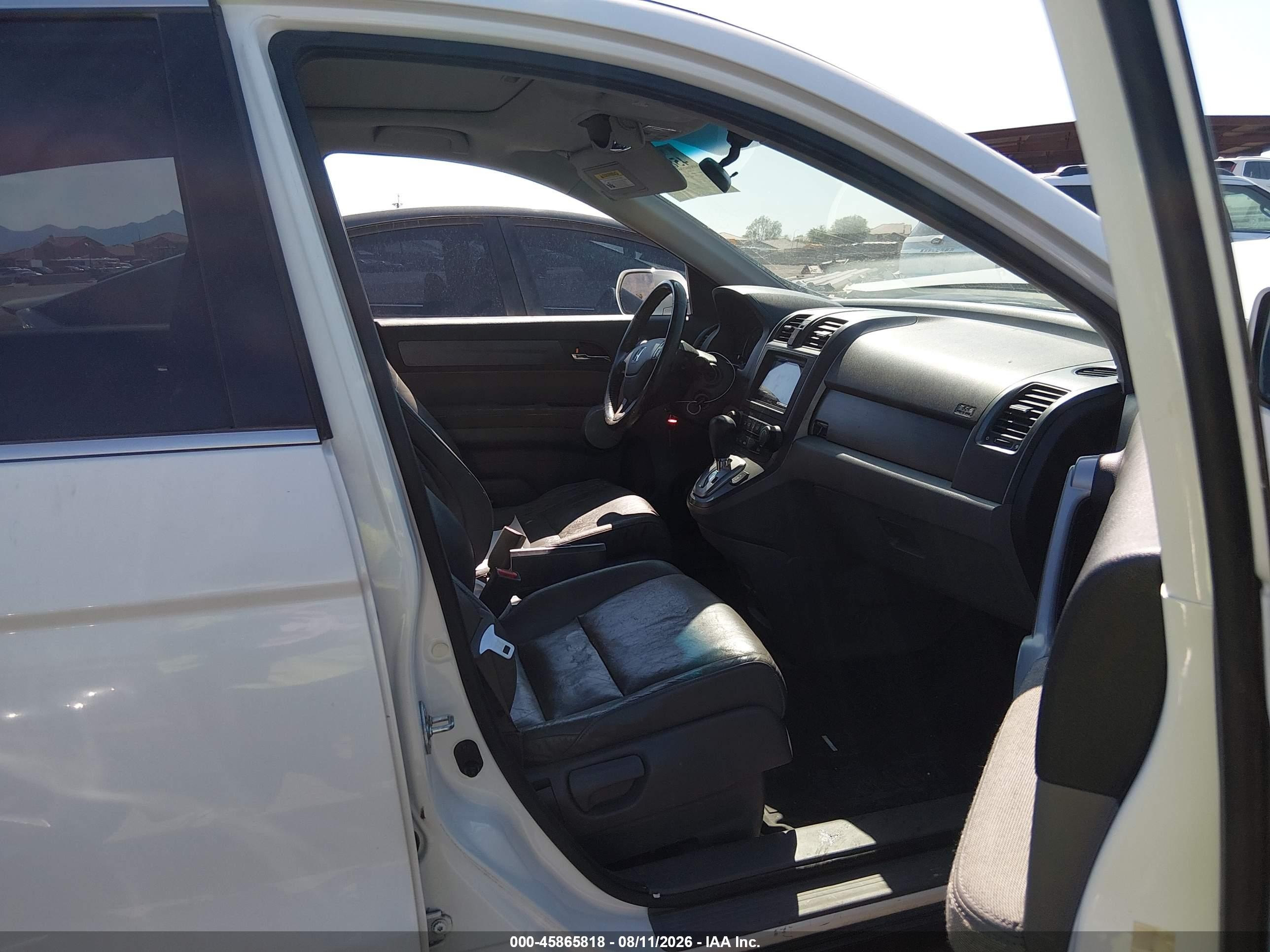 2007 Honda Cr-v Ex-l White vin: JHLRE48787C004939