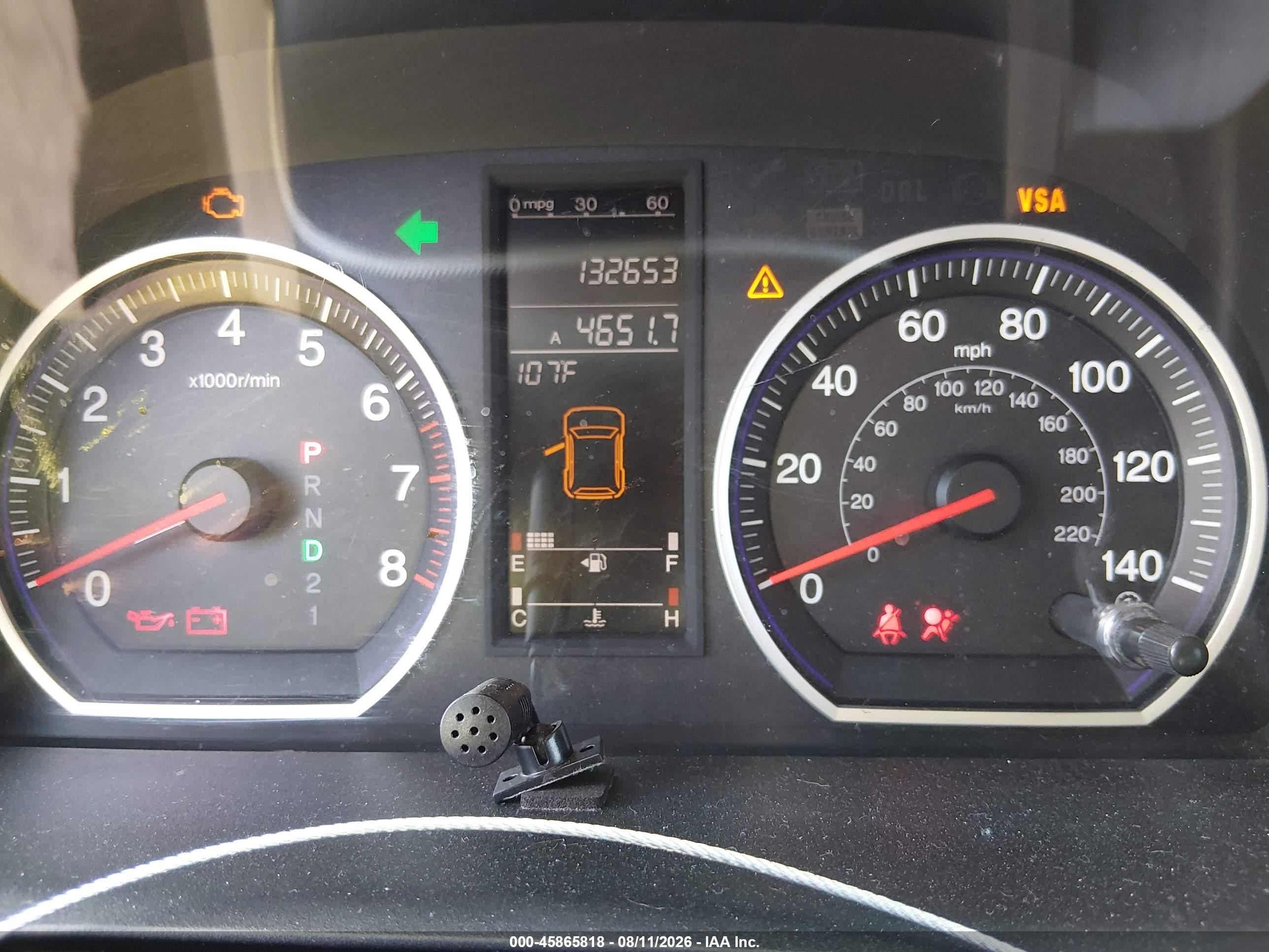 2007 Honda Cr-v Ex-l White vin: JHLRE48787C004939