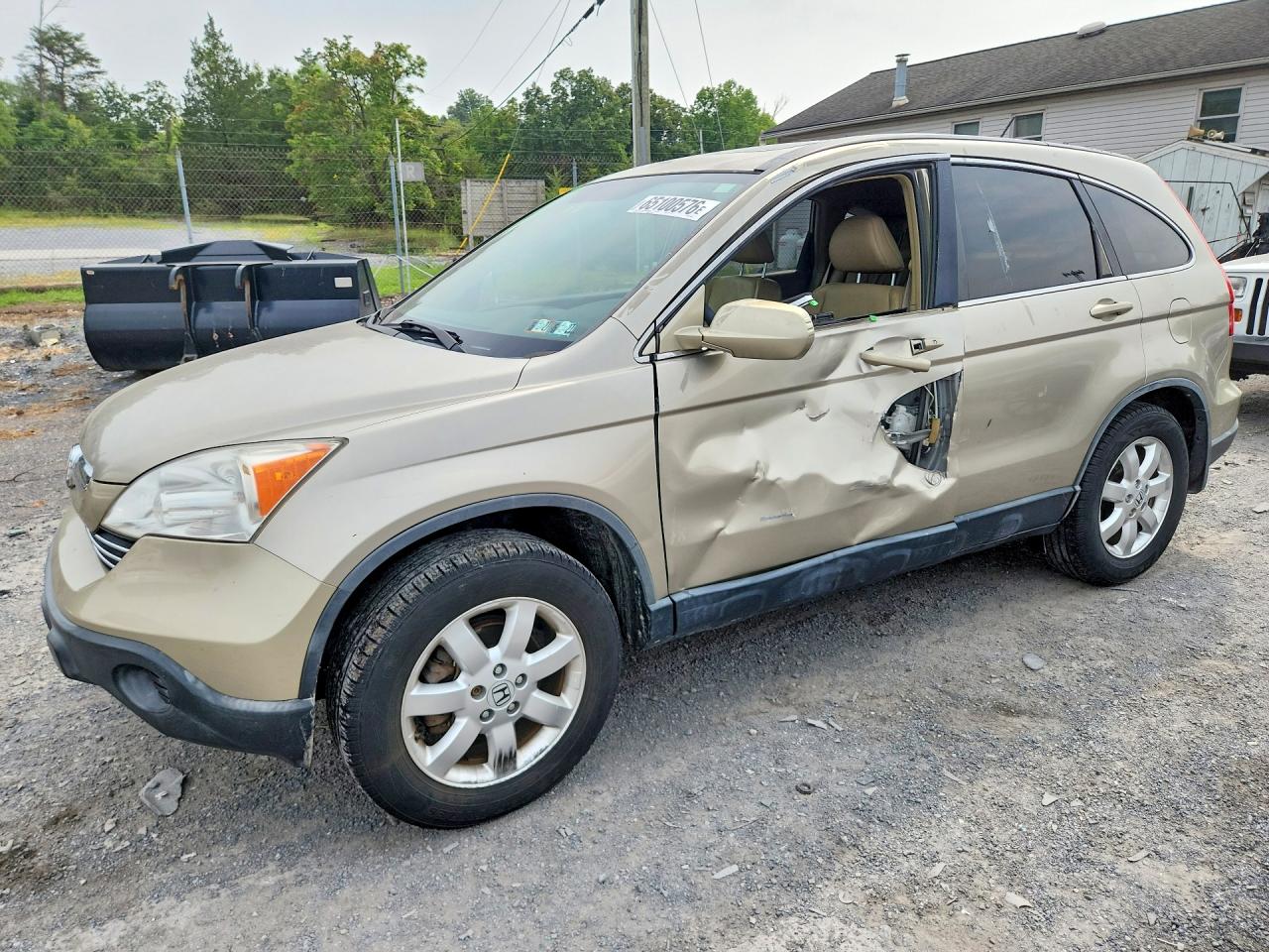 2007 Honda Cr-v Exl Gold vin: JHLRE48787C018985