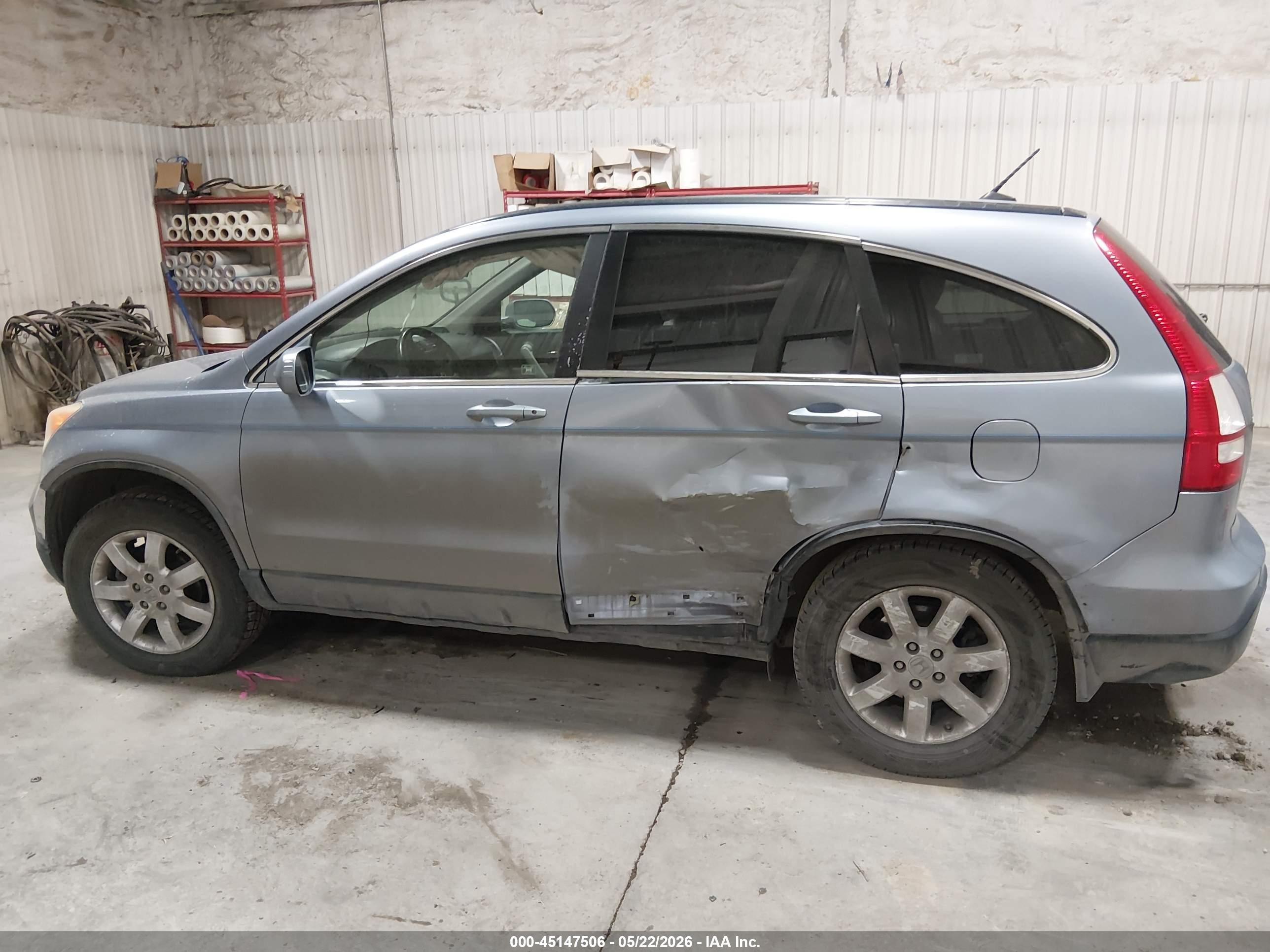 2007 Honda Cr-v Ex-l Blue vin: JHLRE48787C022504