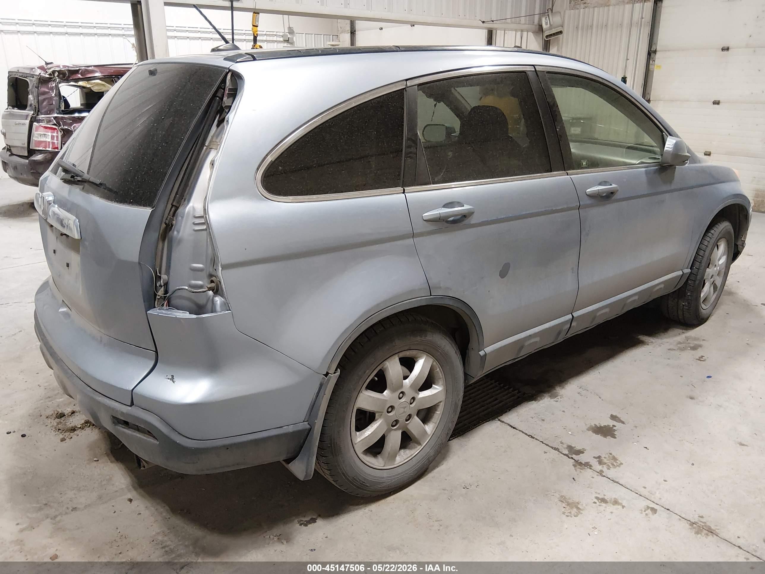 2007 Honda Cr-v Ex-l Blue vin: JHLRE48787C022504