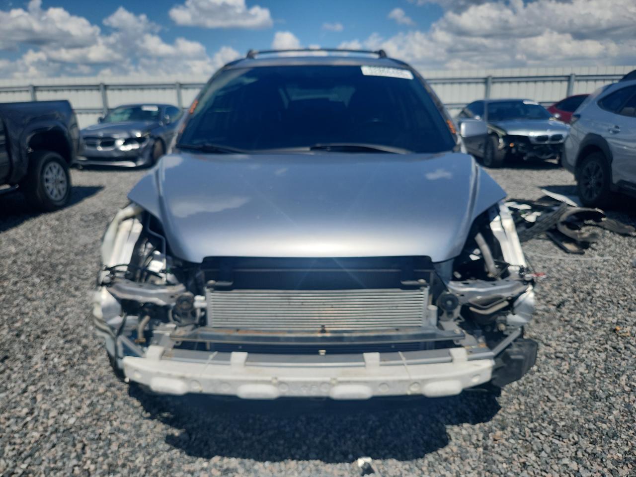 2007 Honda Cr-v Exl Silver vin: JHLRE48787C036287