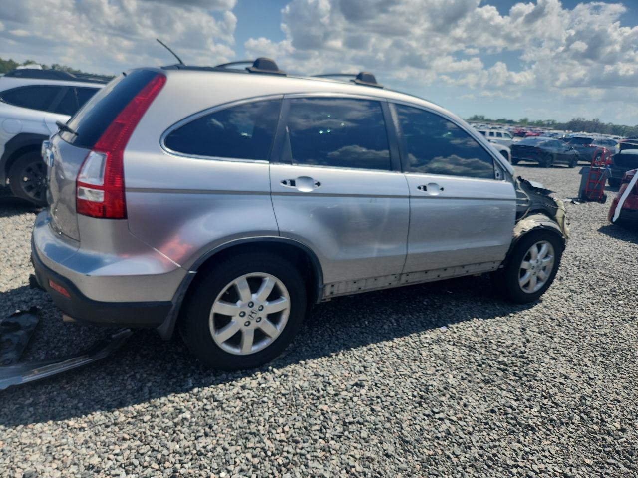 2007 Honda Cr-v Exl Silver vin: JHLRE48787C036287