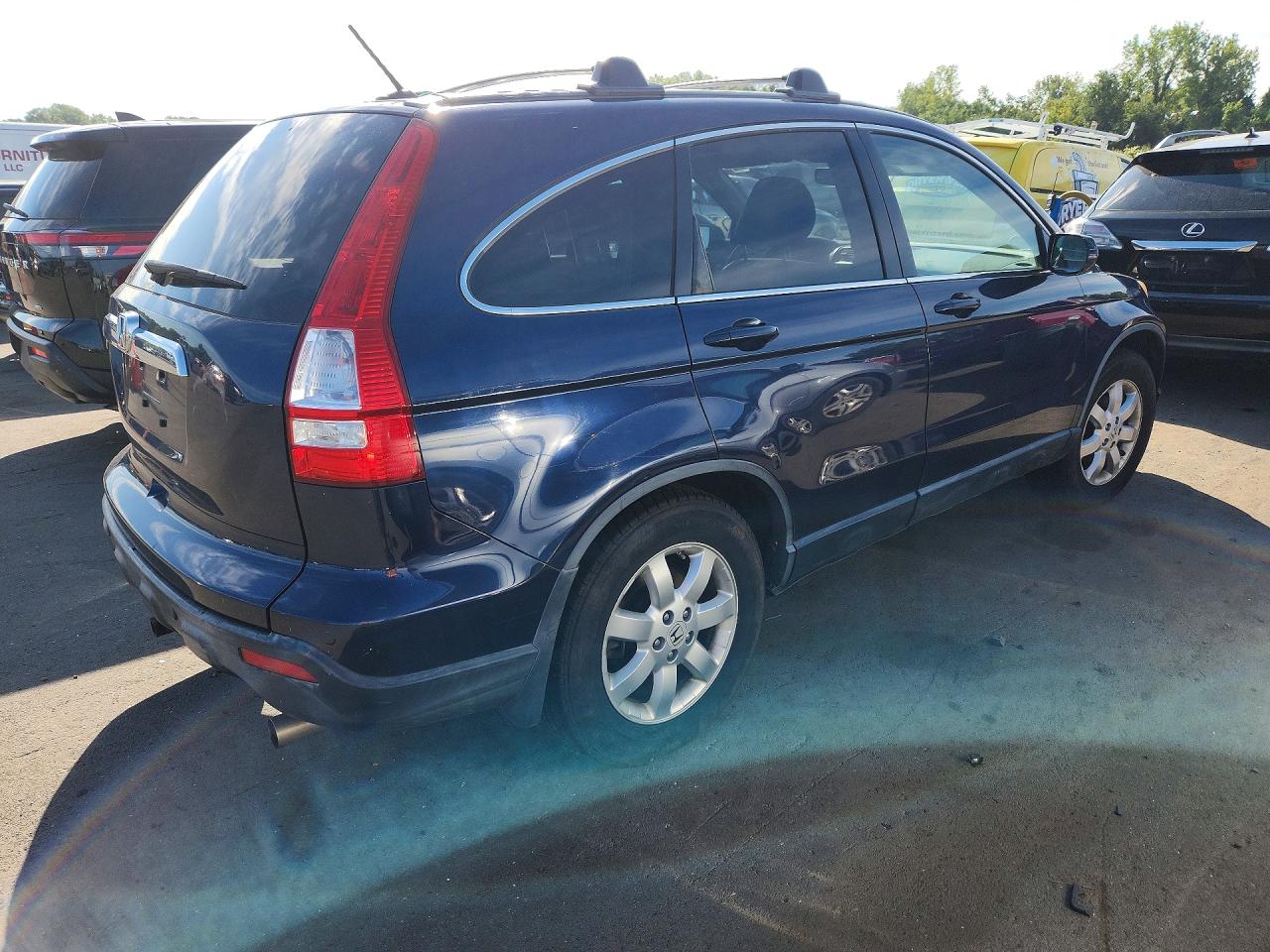 2007 Honda Cr-v Exl Blue vin: JHLRE48787C043661