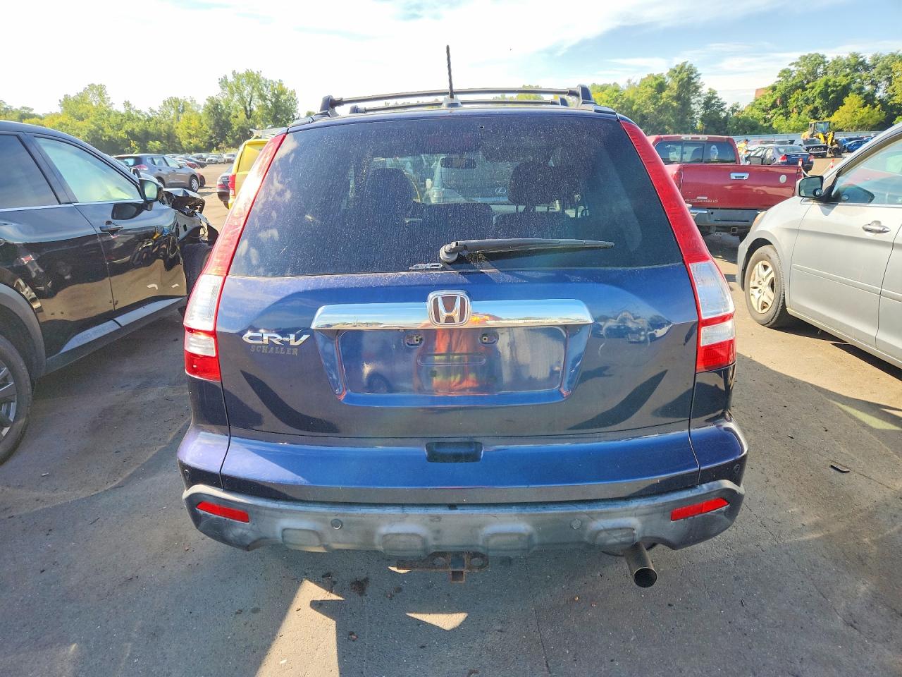 2007 Honda Cr-v Exl Blue vin: JHLRE48787C043661