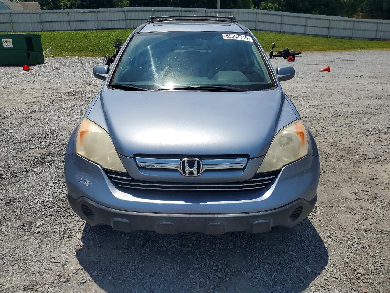 2007 Honda Cr-v Exl Blue vin: JHLRE48787C060475