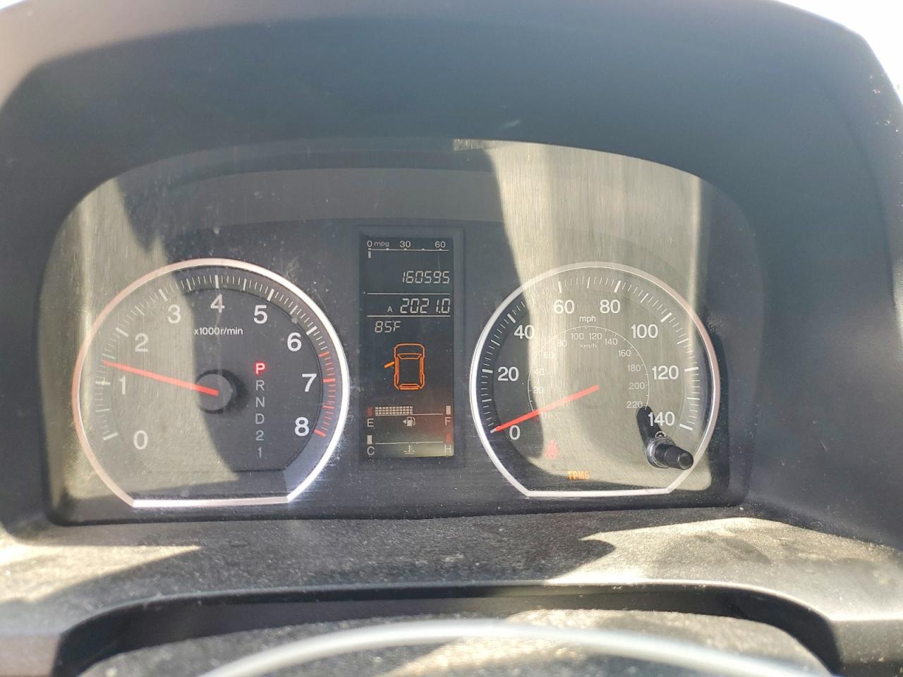 2007 Honda Cr-v Exl Blue vin: JHLRE48787C060475