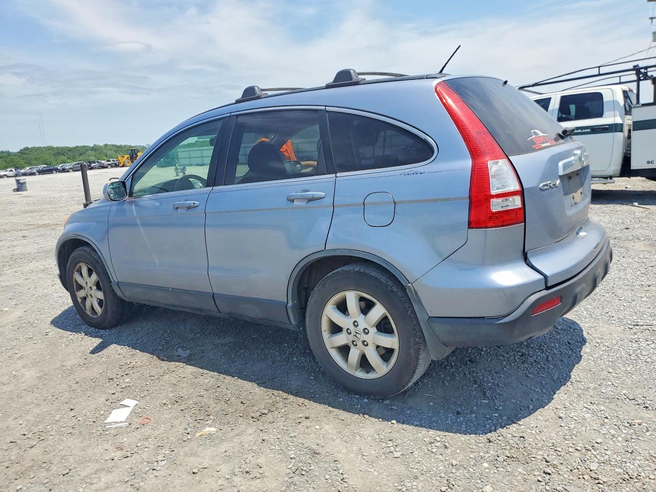 2007 Honda Cr-v Exl Blue vin: JHLRE48787C060475