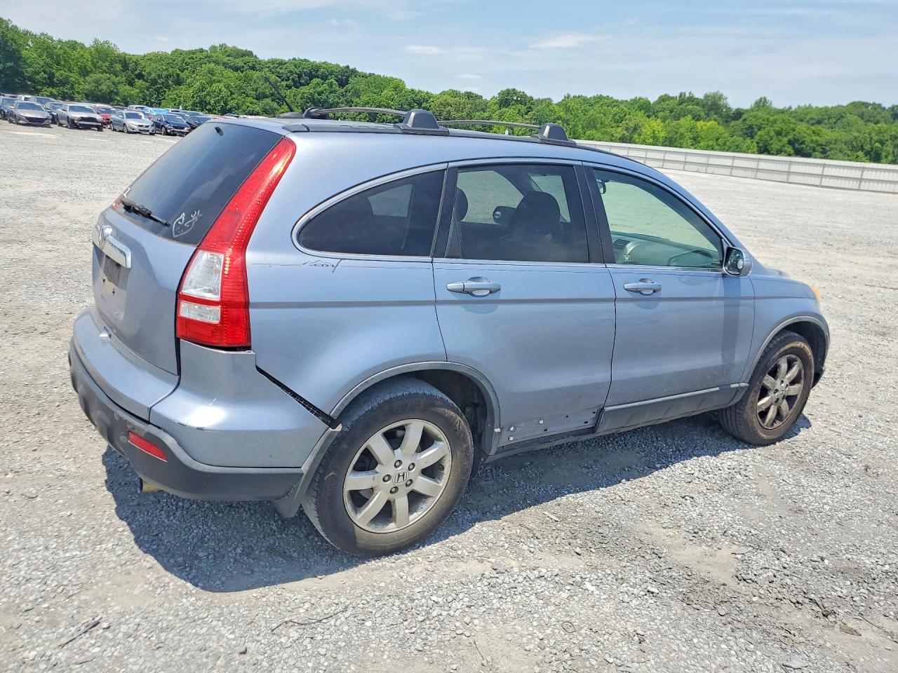 2007 Honda Cr-v Exl Blue vin: JHLRE48787C060475