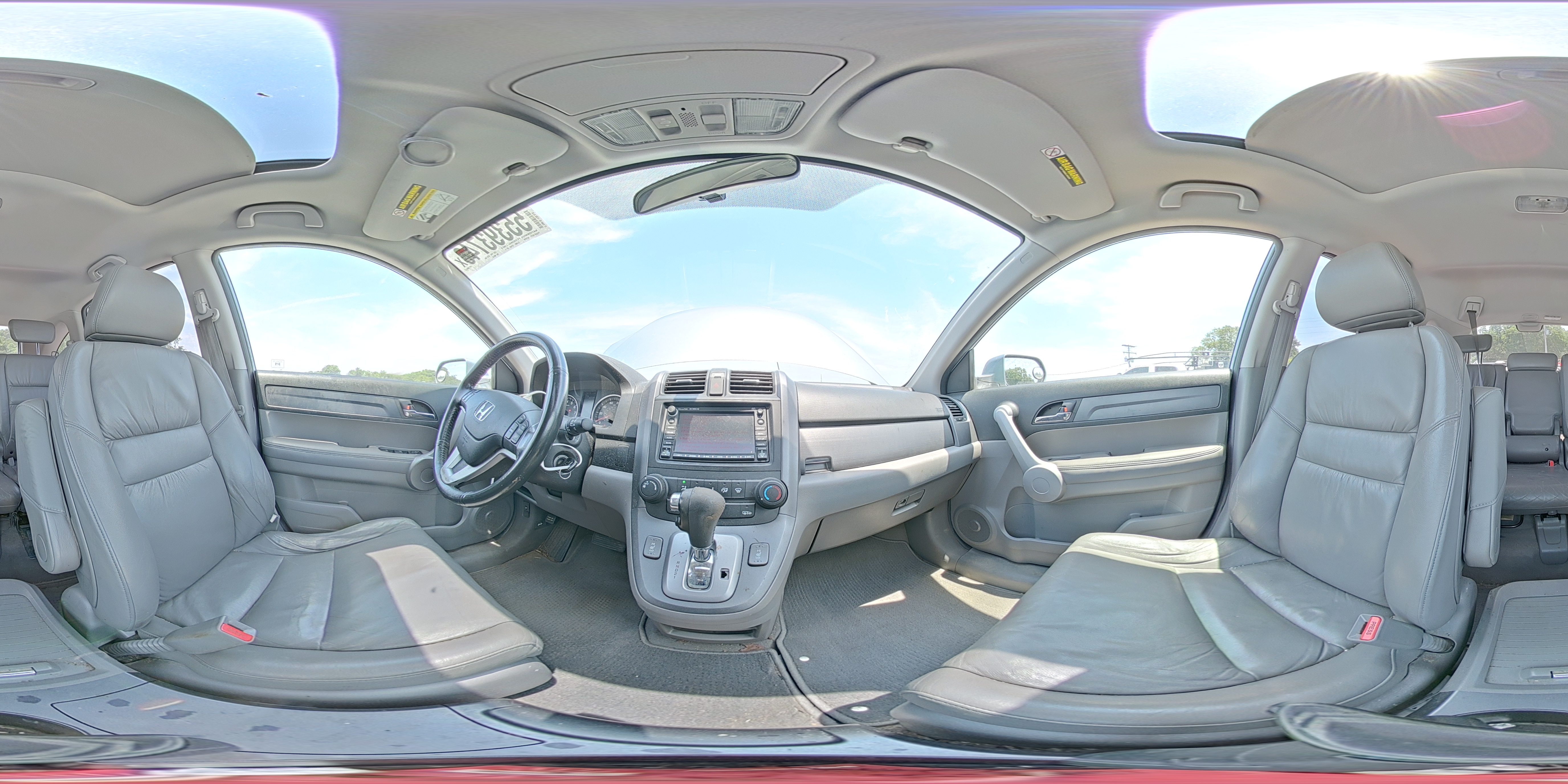 2007 Honda Cr-v Exl Blue vin: JHLRE48787C060475