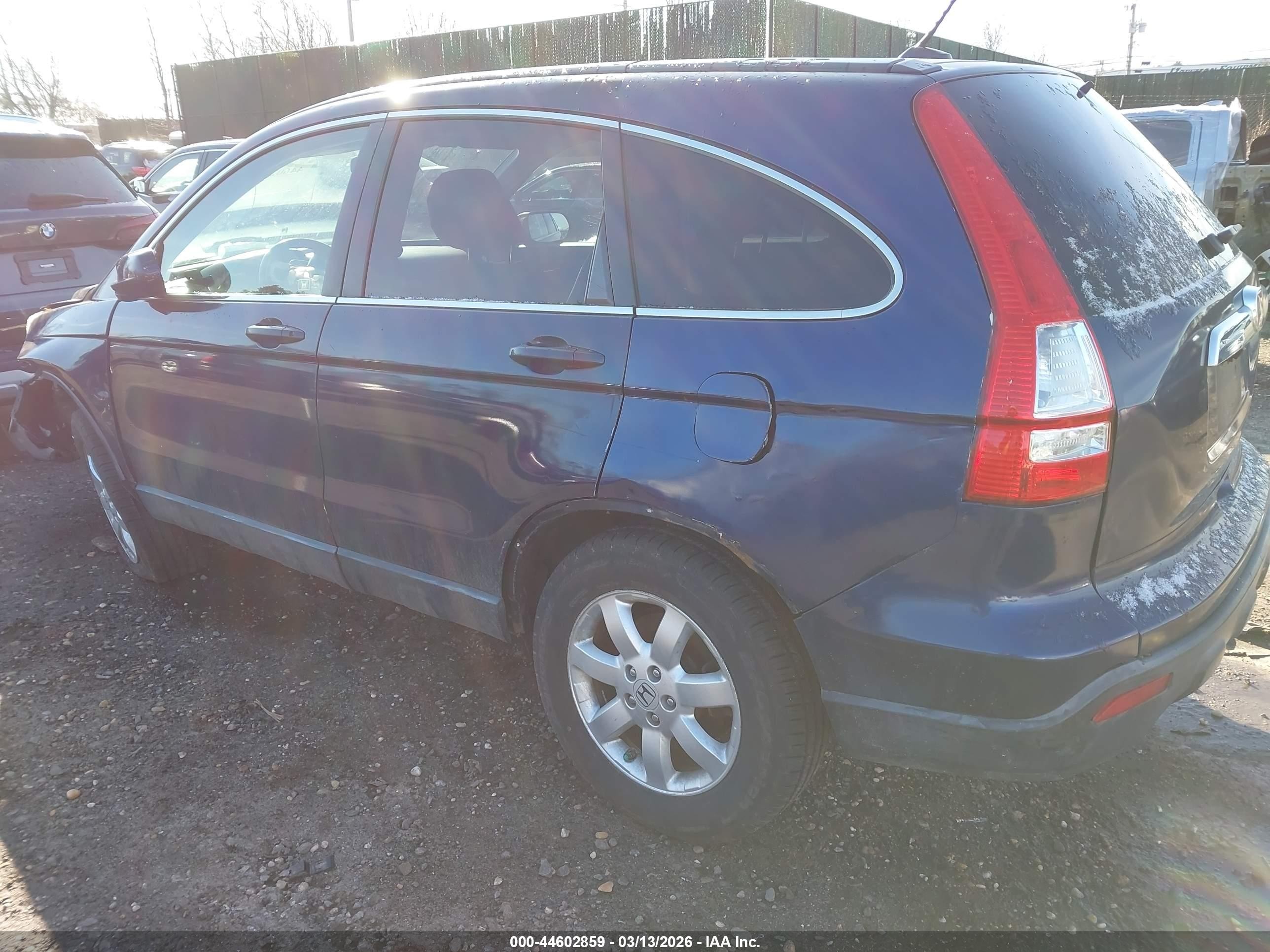 2007 Honda Cr-v Ex-l Blue vin: JHLRE48787C061688