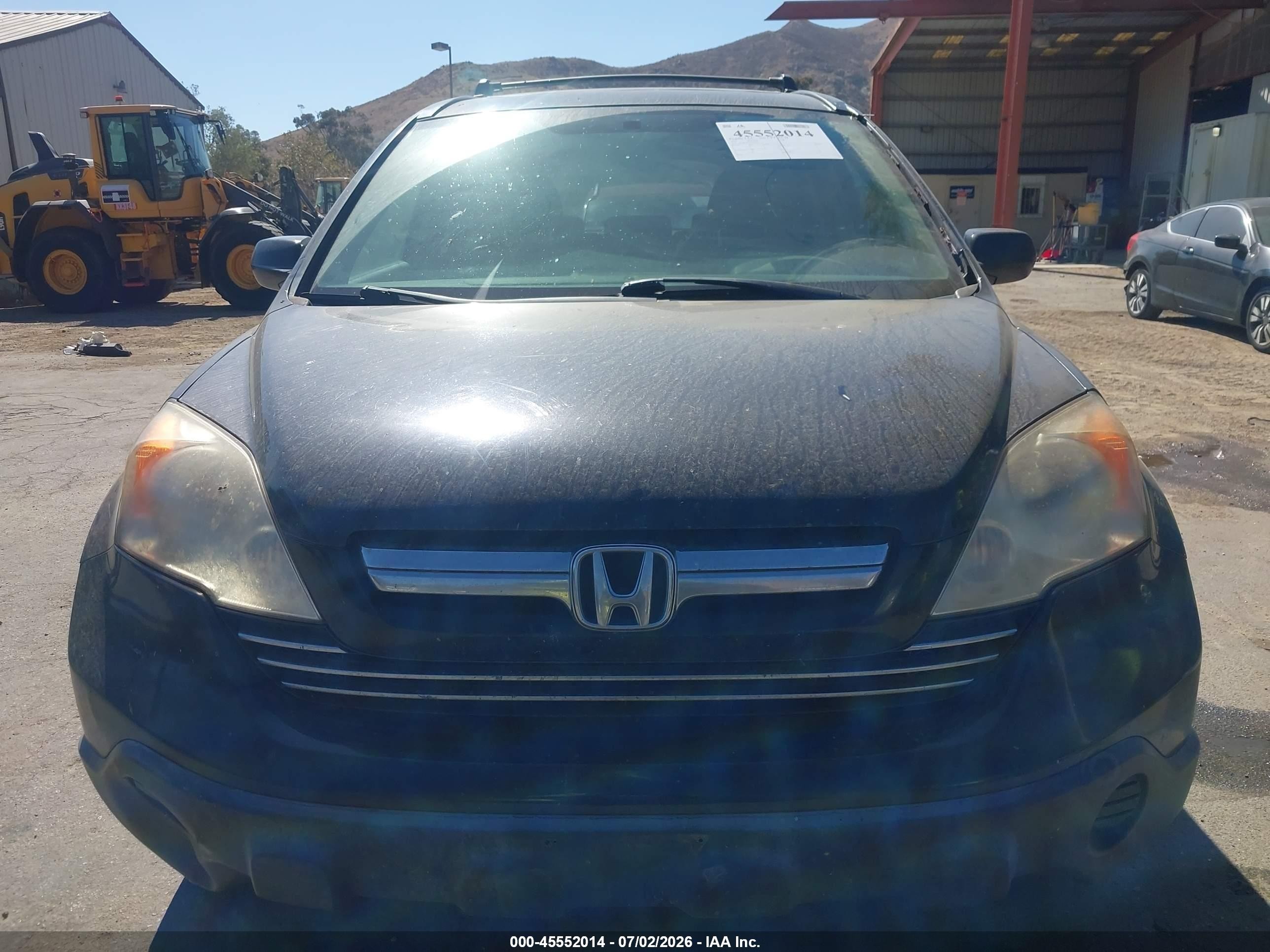 2007 Honda Cr-v Ex-l Black vin: JHLRE48787C072013