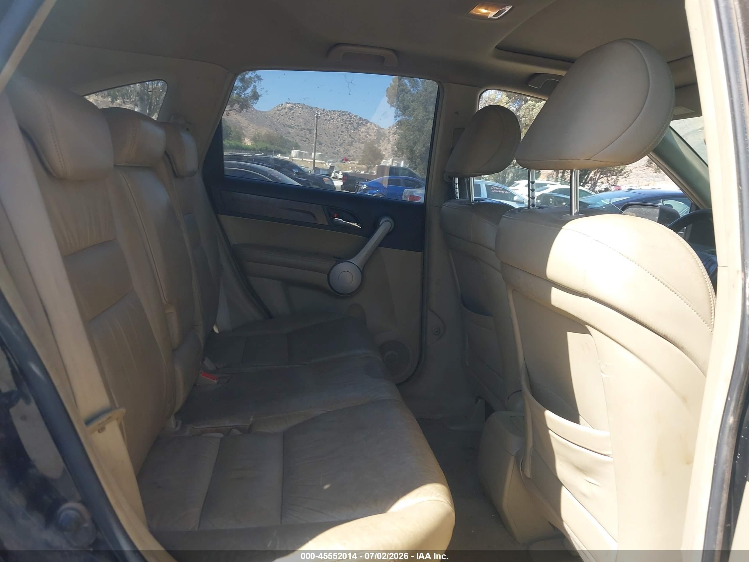 2007 Honda Cr-v Ex-l Black vin: JHLRE48787C072013