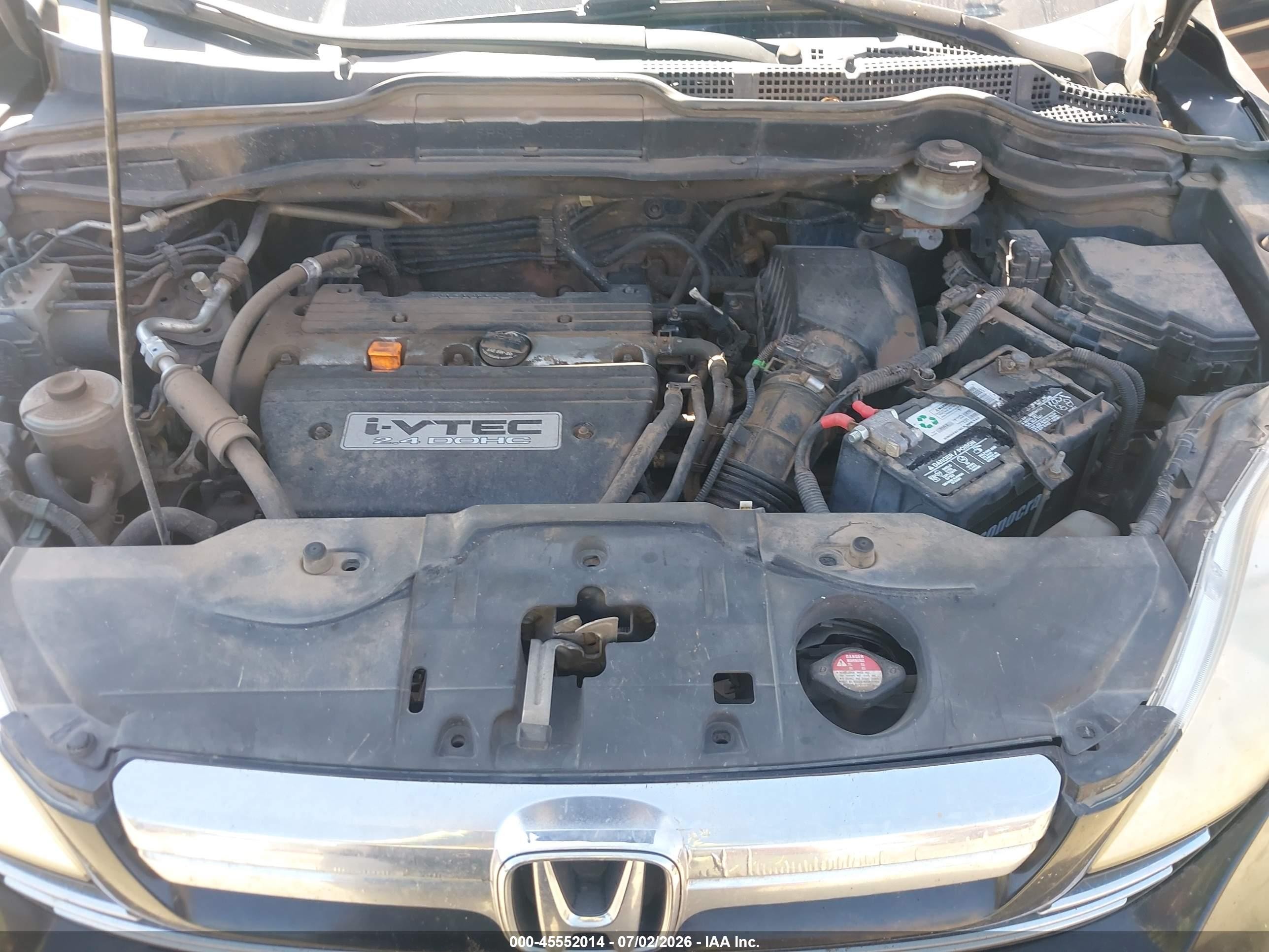 2007 Honda Cr-v Ex-l Black vin: JHLRE48787C072013