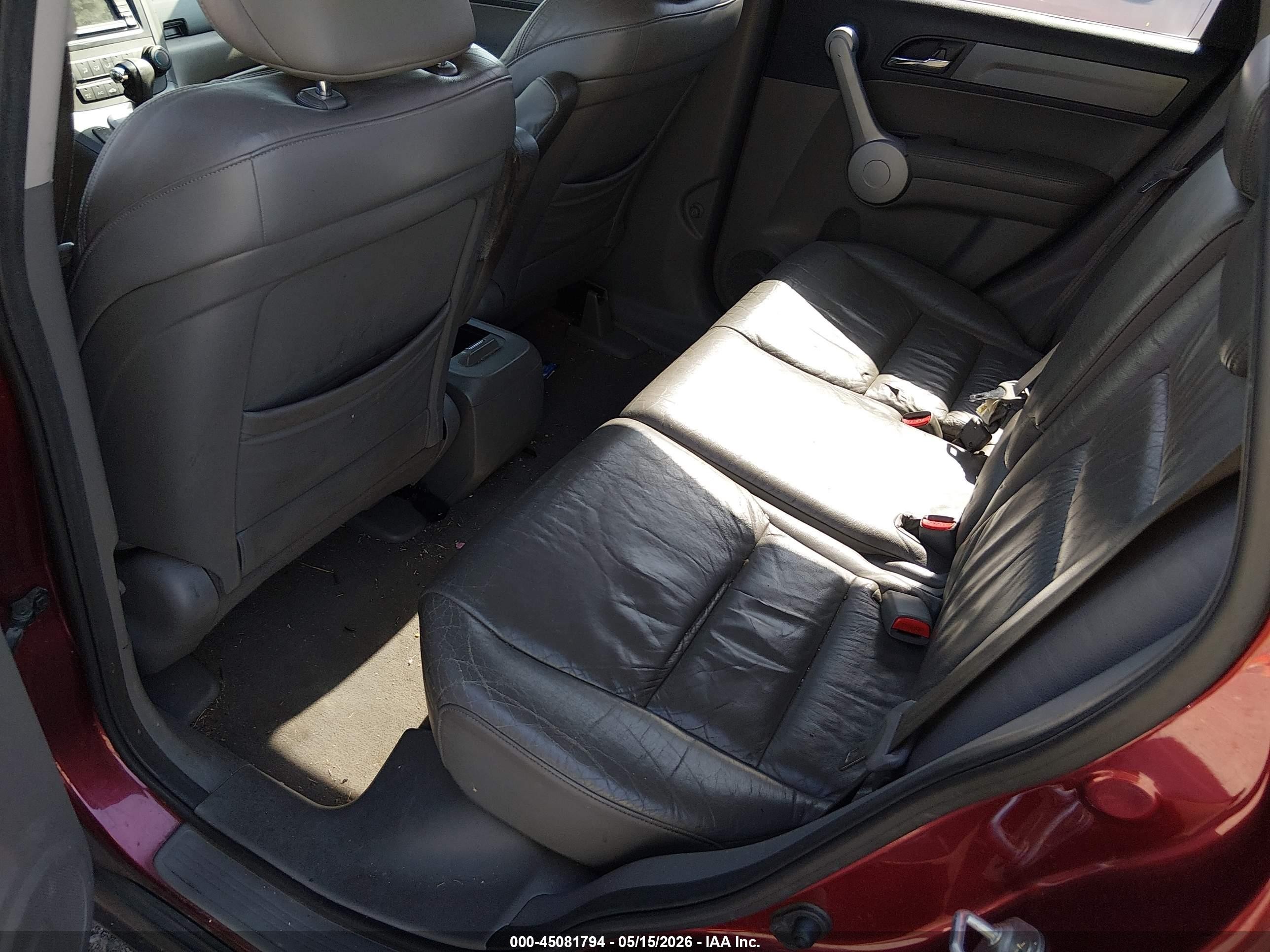 2007 Honda Cr-v Ex-l Burgundy vin: JHLRE48787C078006