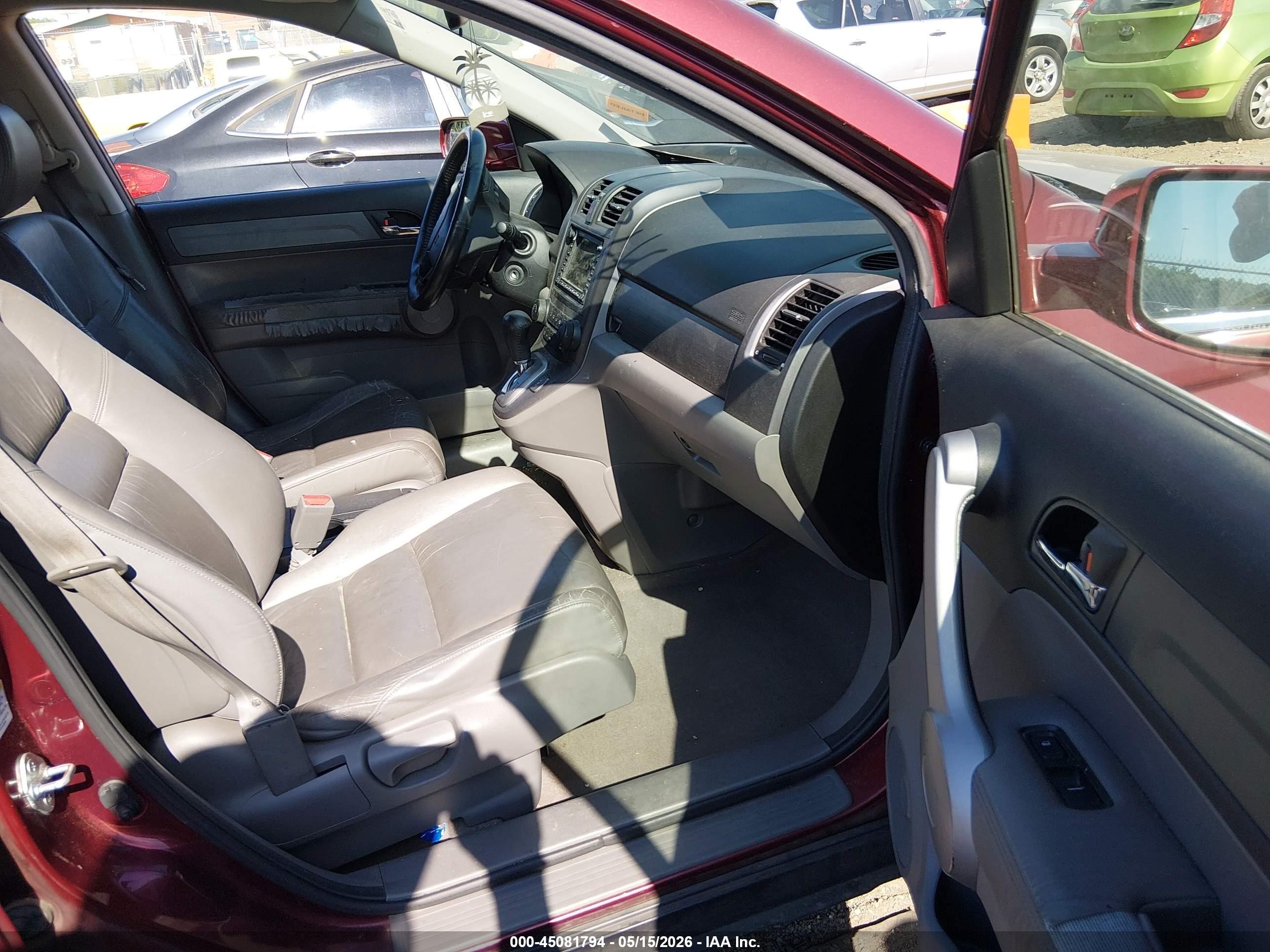 2007 Honda Cr-v Ex-l Burgundy vin: JHLRE48787C078006