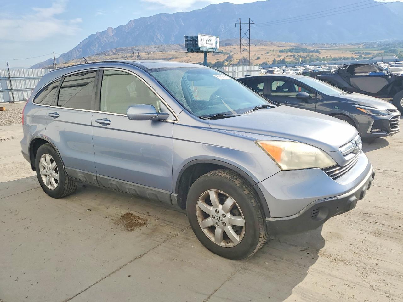 2007 Honda Cr-v Exl Blue vin: JHLRE48787C086901