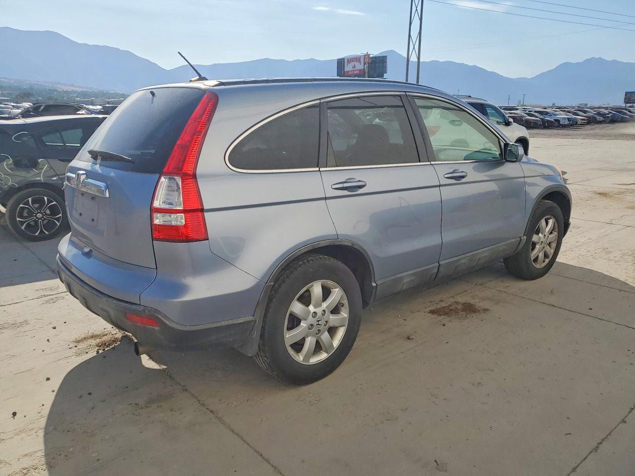 2007 Honda Cr-v Exl Blue vin: JHLRE48787C086901