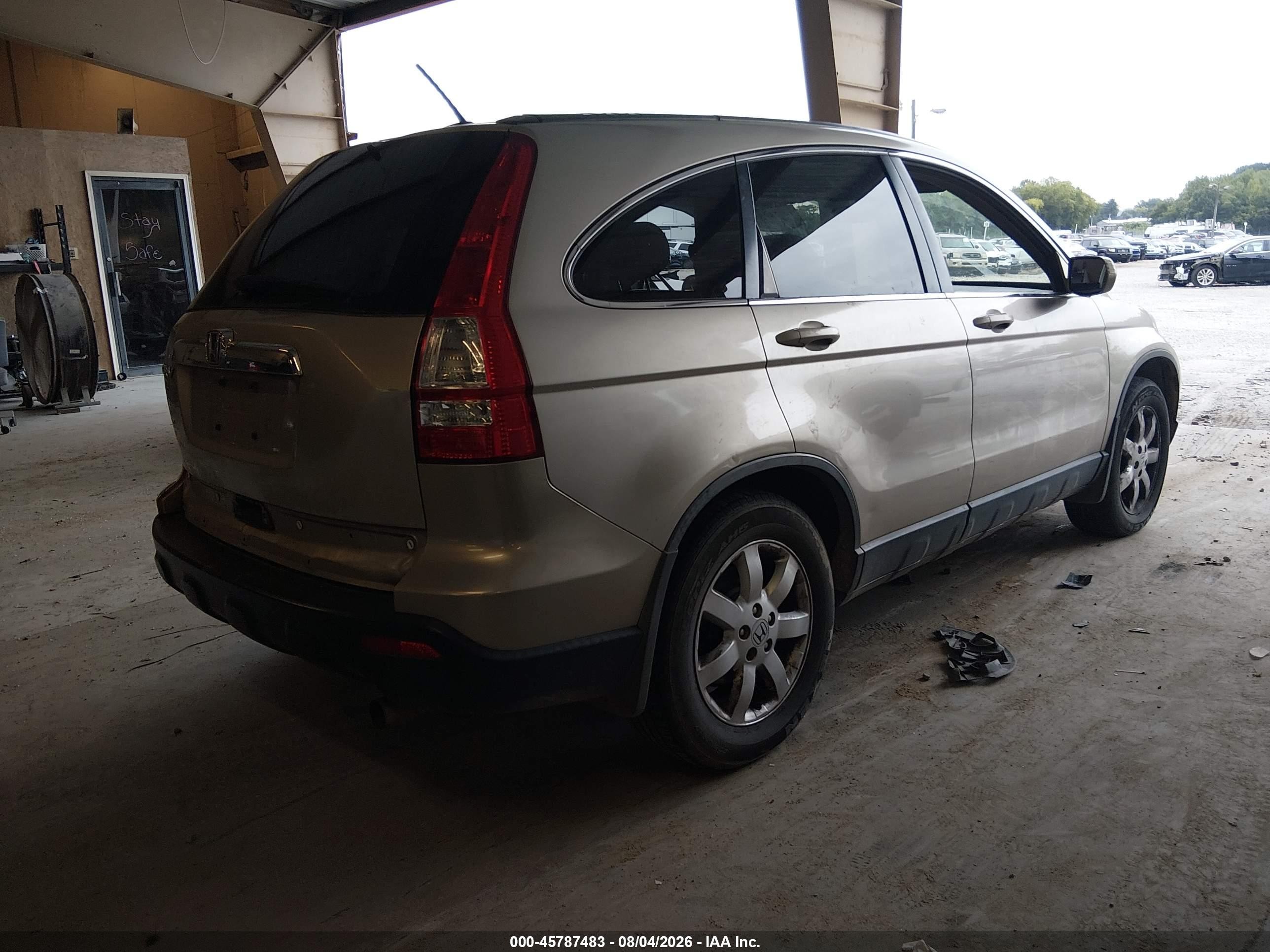 2007 Honda Cr-v Ex-l Gold vin: JHLRE48787C088177