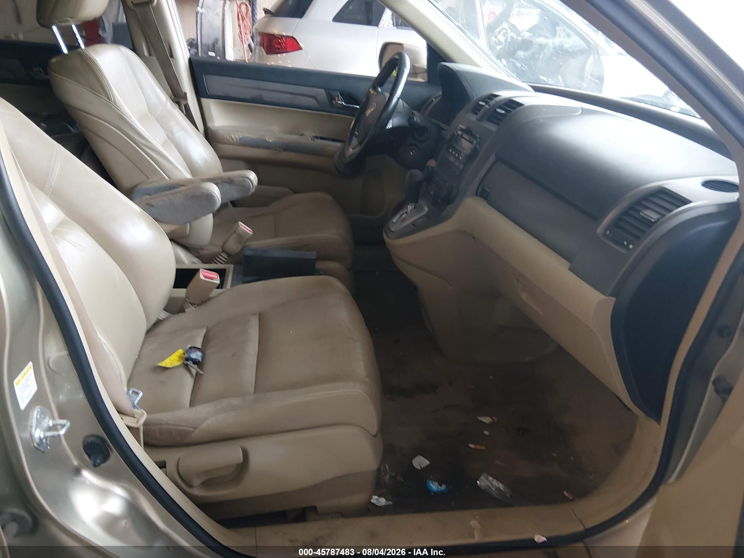 2007 Honda Cr-v Ex-l Gold vin: JHLRE48787C088177