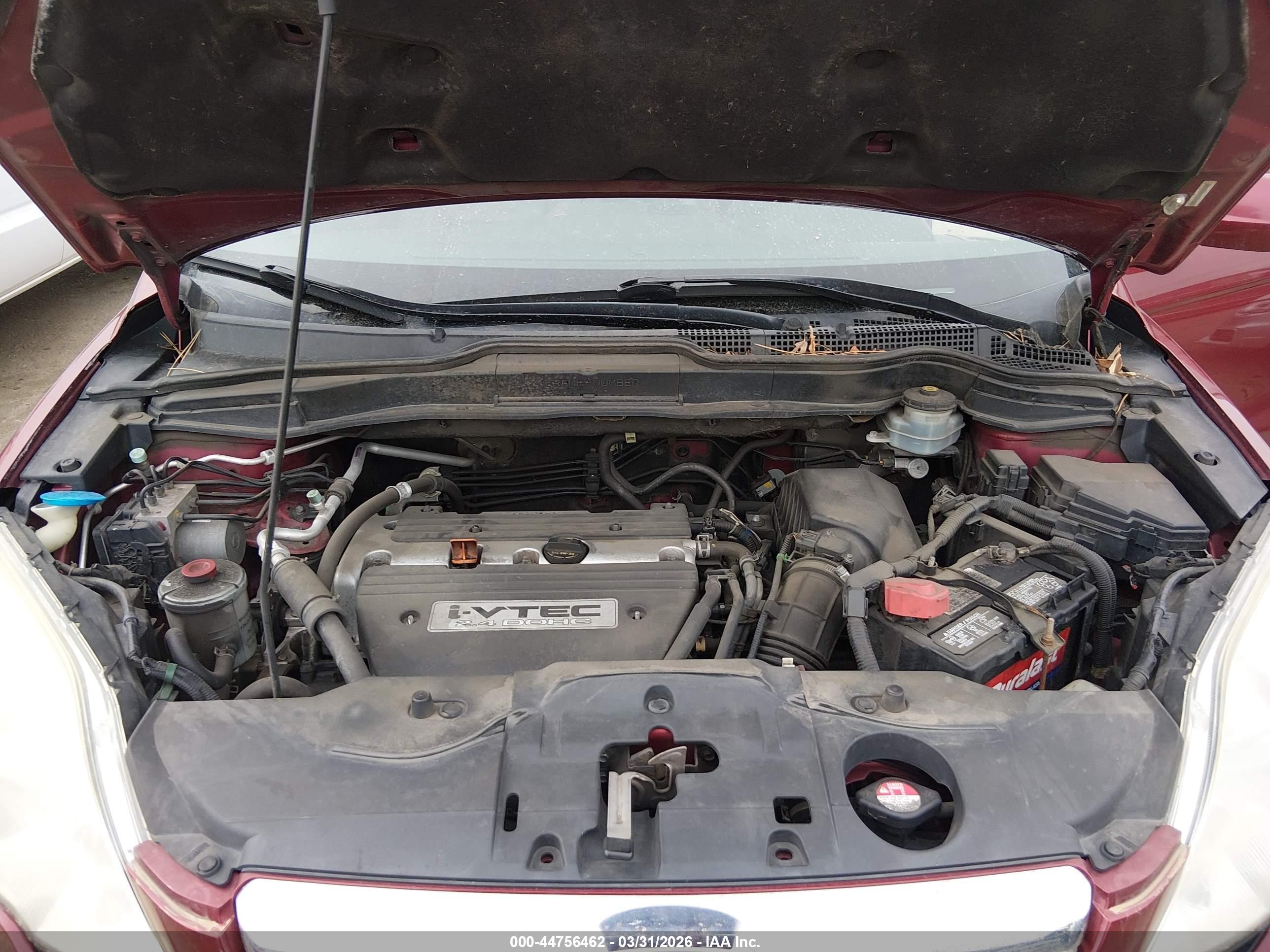 2007 Honda Cr-v Ex-l Maroon vin: JHLRE48787C088311