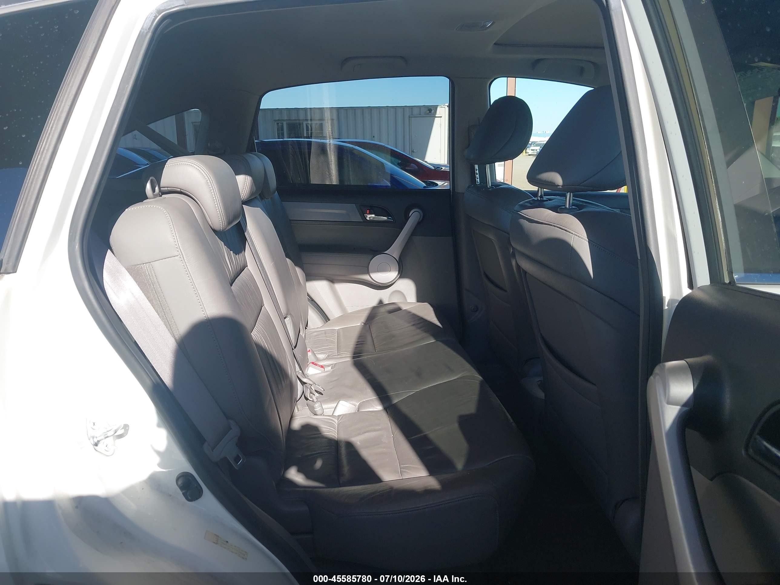 2007 Honda Cr-v Ex-l White vin: JHLRE48787C089684